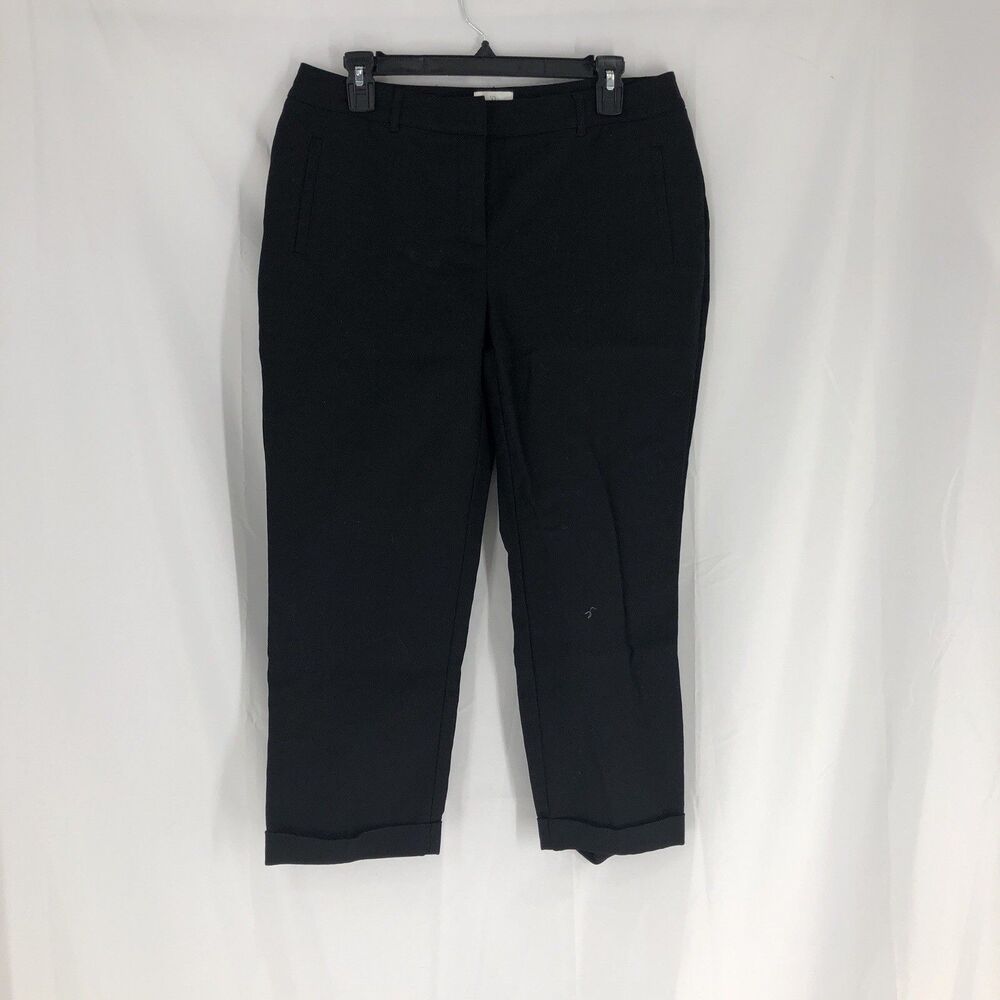 Chicos SO Slimming Women's Crop Pants Black Comfort Stretch 1